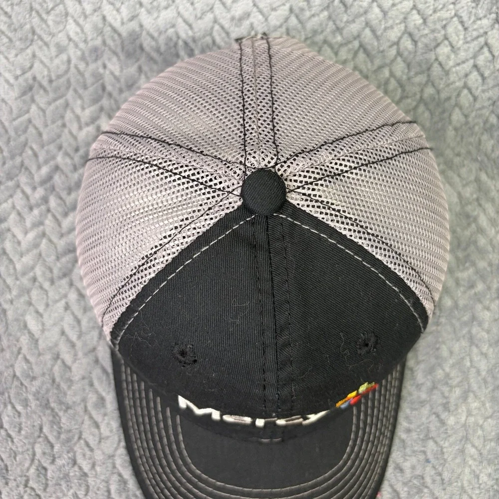 Mercy Health Trucker Hat Black Grey Mesh Snapback Cross Logo Cap